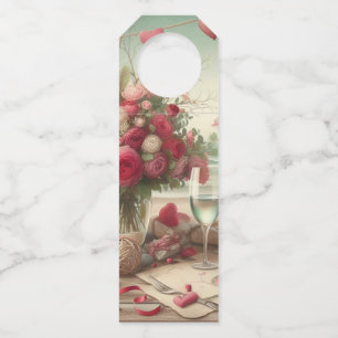 Coastal/Nautical Valentine's day Bottle Tag