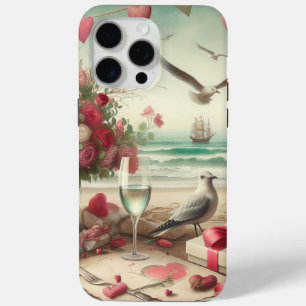 Coastal/Nautical Valentine's day  iPhone 15 Pro Max Case
