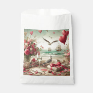 Coastal/Nautical Valentine's day  Favour Bag