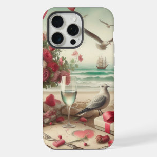 Coastal/Nautical Valentine's day  iPhone 15 Pro Max Case