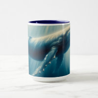 coastal/nautical whale