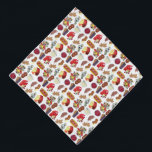 Coastal New England Foods Northeast America USA Bandana<br><div class="desc">Print features an original illustration of an assortment of classic New England foods, including cranberries, blueberry pie, lobster, a seafood clambake, cider doughnuts, clam chowder, clams, maple candy, boiled dinner, Boston baked beans, clamcakes, and a lobster roll. All of the best foods of Maine, Massachusetts, Rhode Island, Vermont, and New...</div>