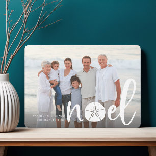 Coastal Noel Holiday Photo Card