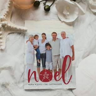 Coastal Noel   Holiday Photo Card