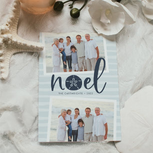 Coastal Noel   Holiday Photo Card
