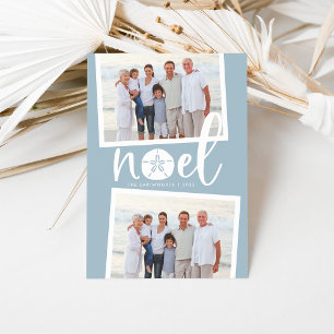 Coastal Noel   Holiday Photo Card