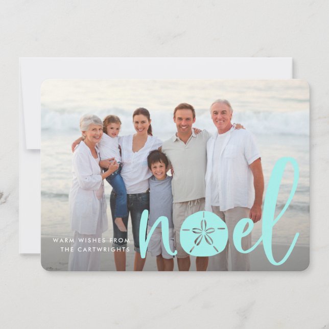 Coastal Noel | Holiday Photo Card (Front)