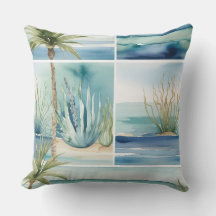 Coastal Oasis Watercolor Decor