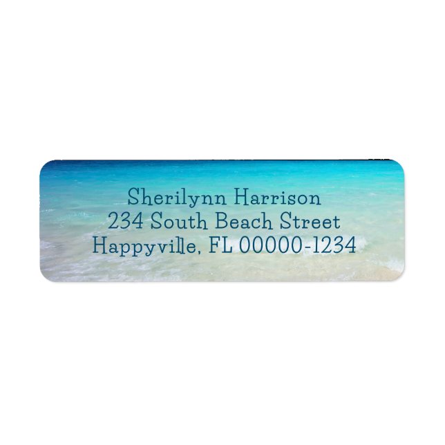 Coastal Ocean Living Return Address Label (Front)