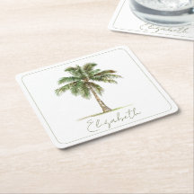 Coastal Palm Tree Personalised Party