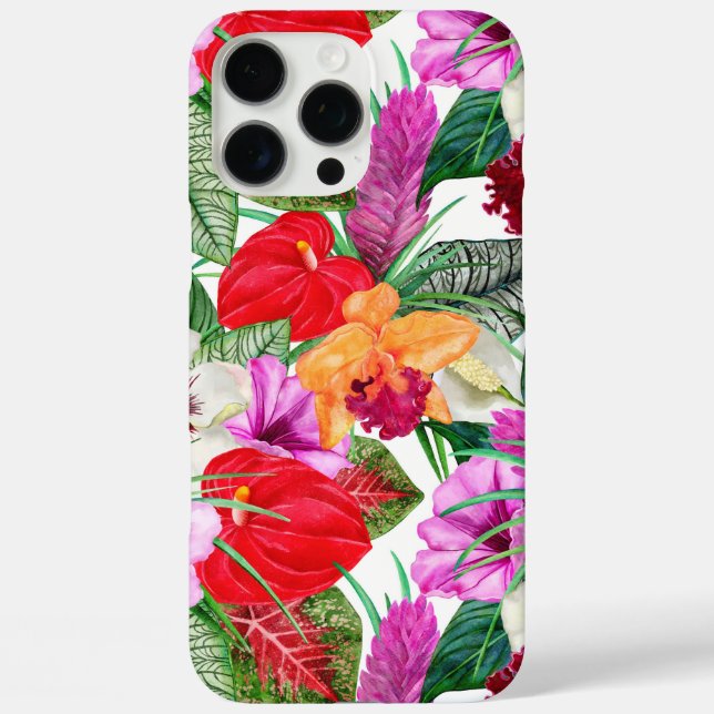 Coastal Paradise Blooms Case-Mate iPhone Case (Back)
