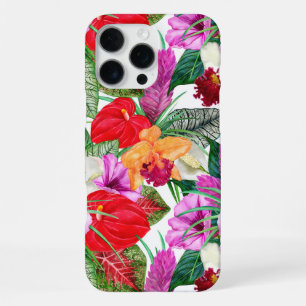 Coastal Paradise Blooms iPhone 16 Pro Max Case