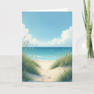 Coastal Path Fathers Day Card