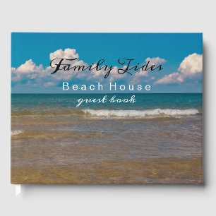 Coastal Photo Beach House Vacation Rental Guest Book
