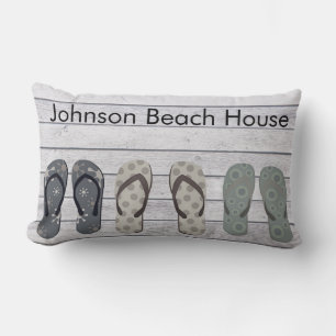 Coastal Retreat Personalised Boardwalk Comfort Lumbar Cushion