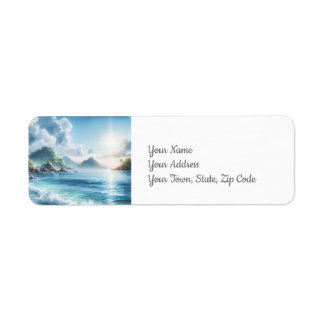 Coastal Return Address Label
