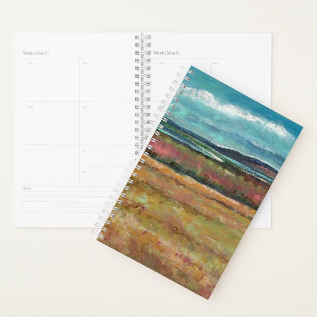 Coastal Sand Lake Dunes Beach Artwork Planner (Display)