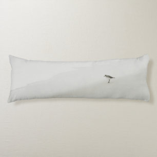 Coastal Sandpiper on the Beach Body Cushion
