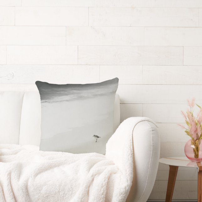 Coastal Sandpiper on the Beach Cushion (Couch)