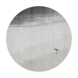 Coastal Sandpiper on the Beach Cutting Board
