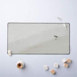 Coastal Sandpiper on the Beach Desk Mat