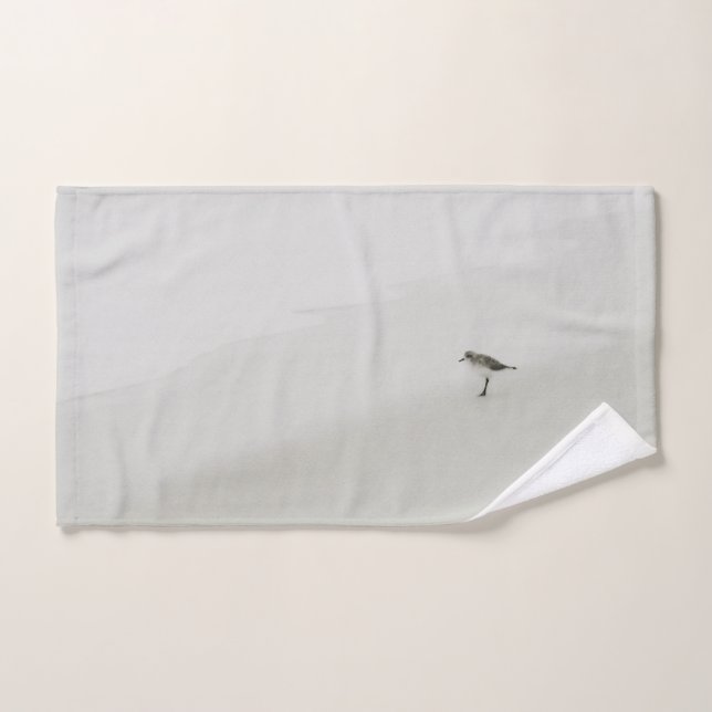 Coastal Sandpiper on the Beach Hand Towel (Hand Towel)
