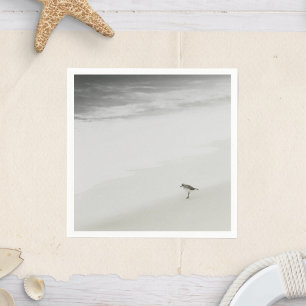 Coastal Sandpiper on the Beach Napkin