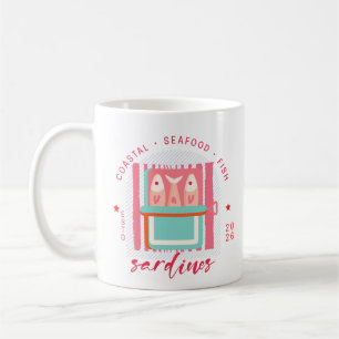 Coastal Sardines Italy Style Coffee Mug