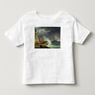 Coastal Scene in a Storm, 1782 Toddler T-Shirt