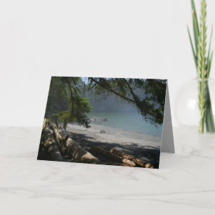 coastal scene, pretty ocean shore, your own words, card