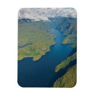 Coastal Scenery In Great Bear Rainforest Magnet