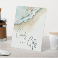 Coastal Sea Waves Sand Beach Wedding Cards & Gifts