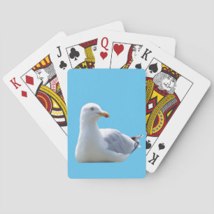 Coastal Seagull Nature Seaside Bird Art Deck Playing Cards