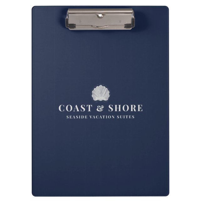 Coastal Seashell Brand Logo Clipboard (Front)
