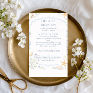 Coastal Seashell Floral Response