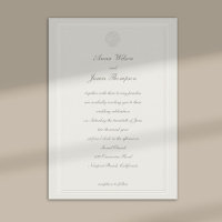 Coastal Seashell Nautical Ecru Formal Wedding