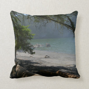 Coastal, seashore, beautiful, real image cushion