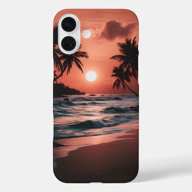 Coastal seaside beach sunset Case-Mate iPhone case (Back)