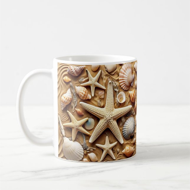 " COASTAL SERENITY " COFFEE MUG (Left)