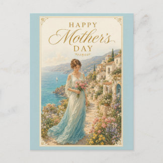 Coastal Serenity Mother’s Day Greeting Holiday Postcard