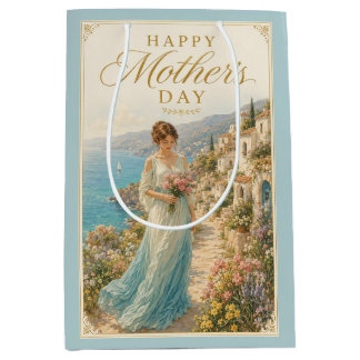 Coastal Serenity Mother’s Day Greeting Medium Gift Bag