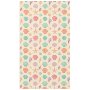 Coastal Shell Pattern Tablecloth