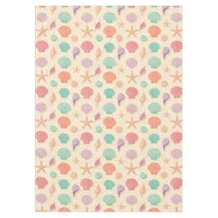 Coastal Shell Pattern Tablecloth