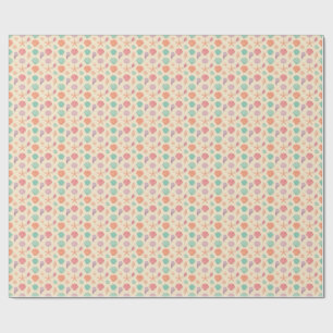 Coastal Shell Pattern Wrapping Paper