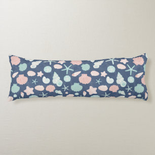 Coastal Shells Beach & Ocean Design Body Cushion