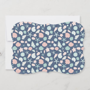Coastal Shells Beach & Ocean Design Card
