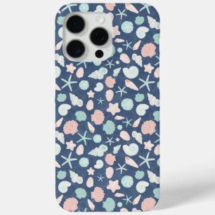 Coastal Shells Beach & Ocean Design iPhone 15 Pro Max Case
