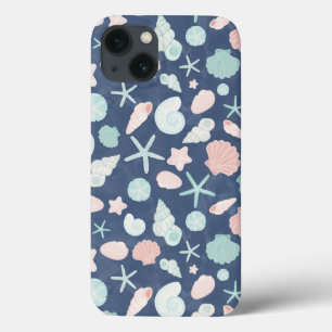 Coastal Shells Beach & Ocean Design iPhone 13 Case
