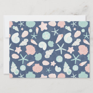 Coastal Shells Beach & Ocean Design Invitation