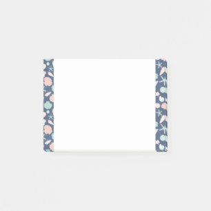 Coastal Shells Beach & Ocean Design Post-it Notes